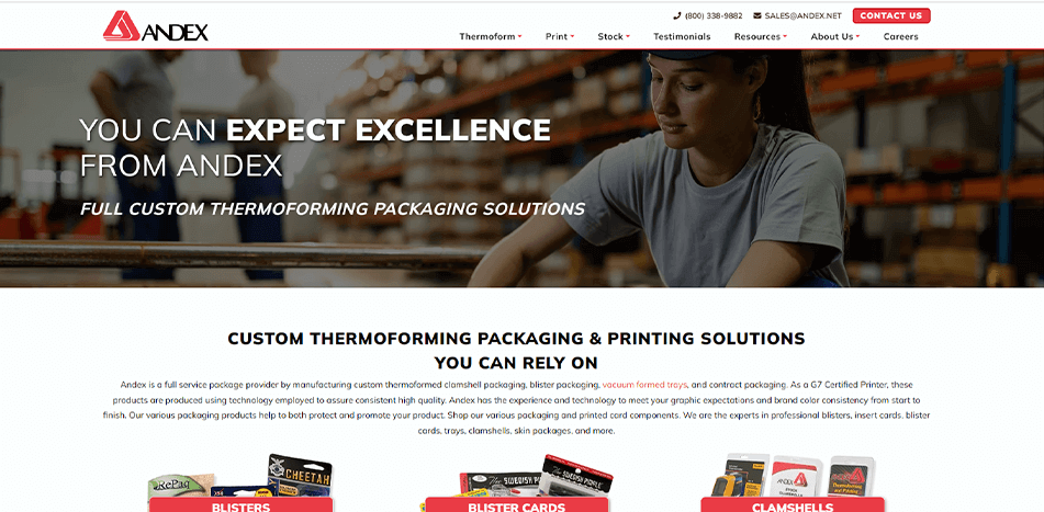 ANDEX - Before Redesign