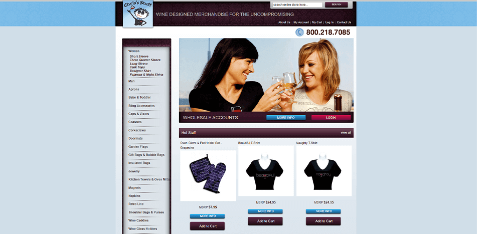 Chris Stuff - Before Redesign