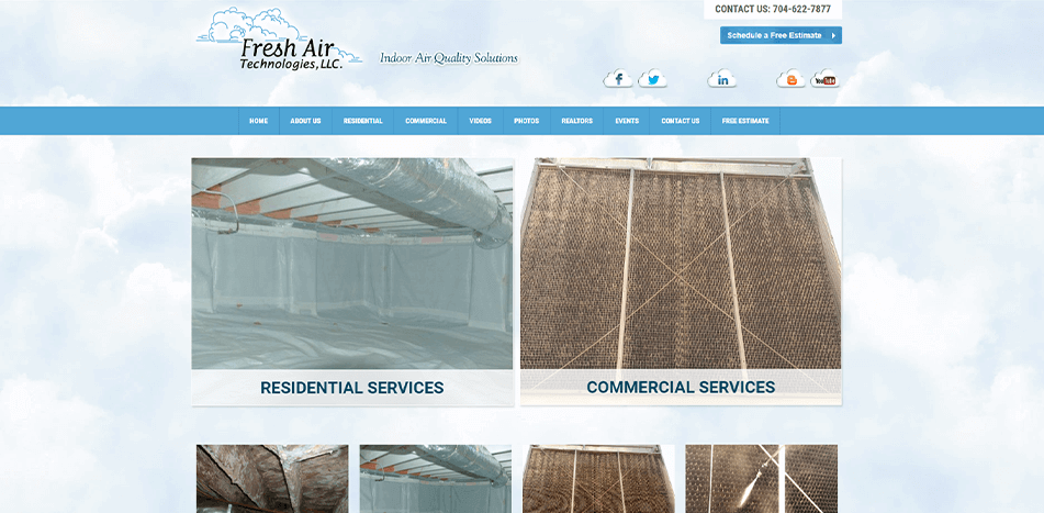 Fresh Air - Before Redesign