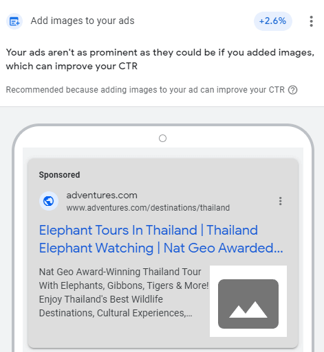 Adjusting Ads