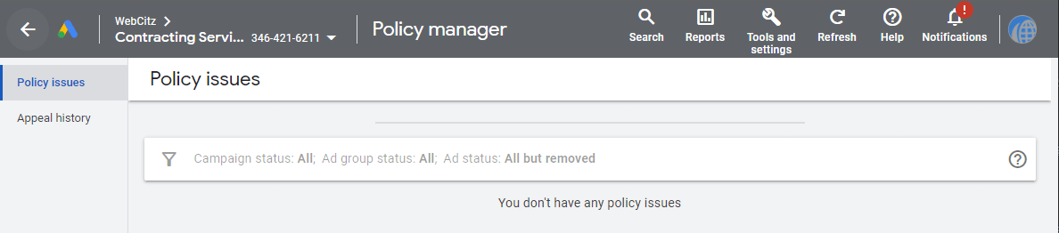 Policy Approvals
