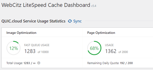 WordPress with LiteSpeed Cache