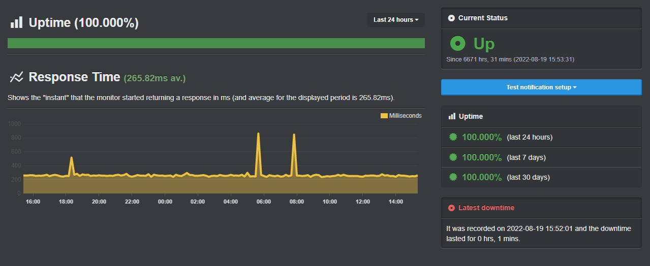 Uptime Monitoring
