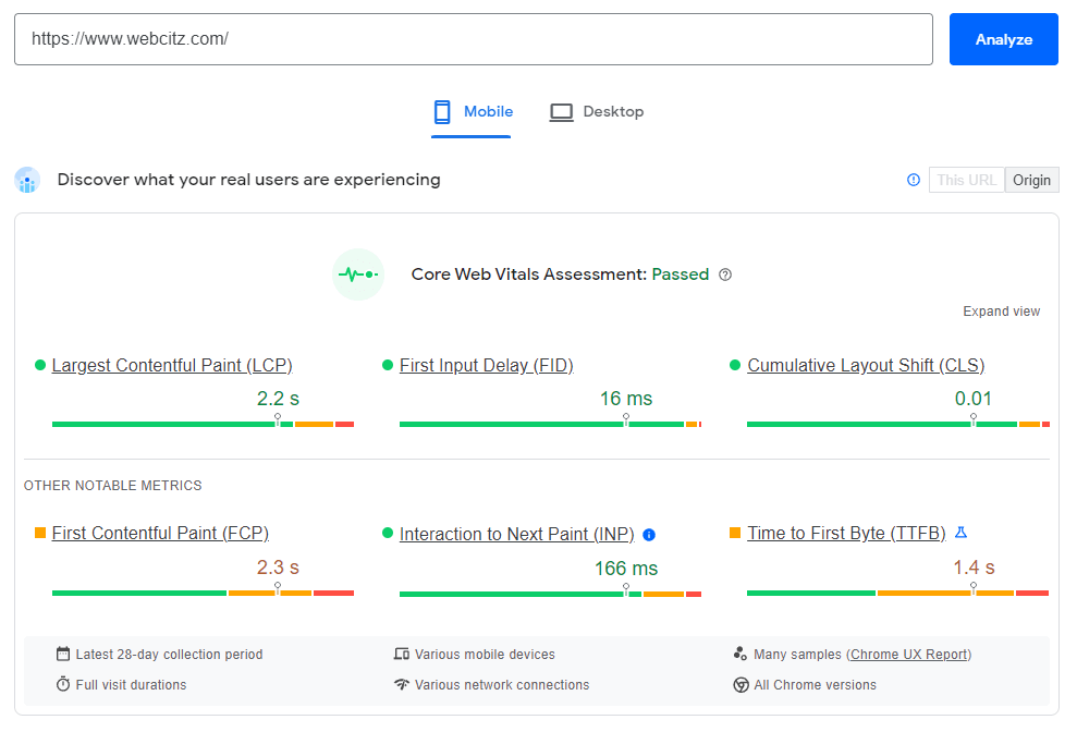 Page Speed Insights