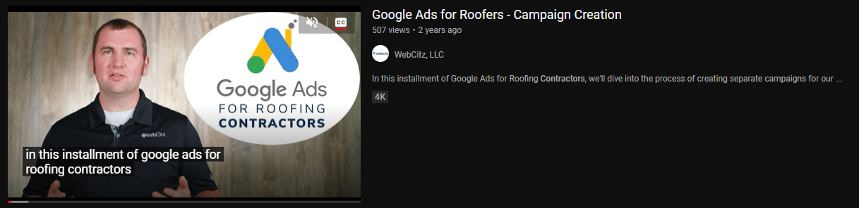 YouTube Video Content